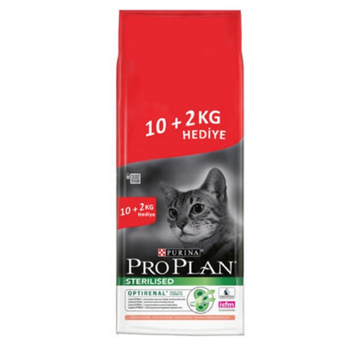 PROPLAN STERİLİSED SOMONLU YETİŞKİN KURU KEDİ MAMASI 10+2 KG7613036075534