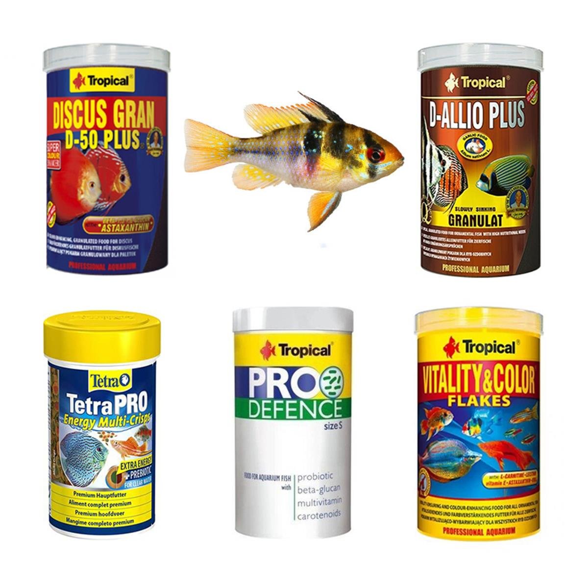 Ramirezi Balıklarına Özel Yem Paketi (AÇIK YEM)Ramirezipaket