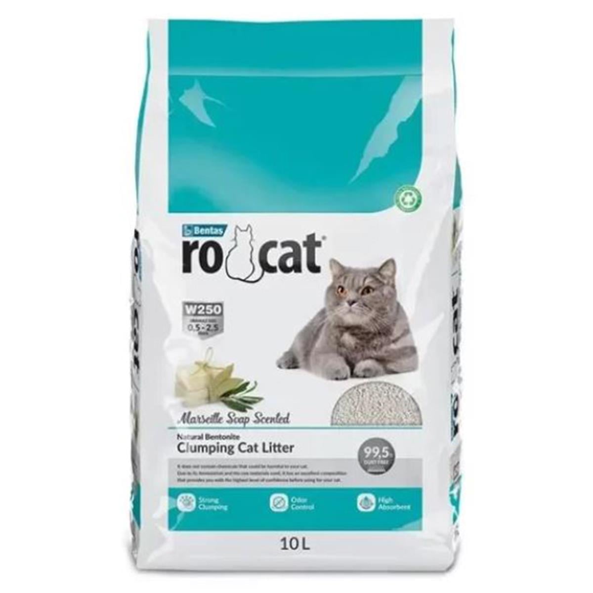 ROCAT MARSİLYA SABUNLU KEDI KUMU 10 LT8699245858273