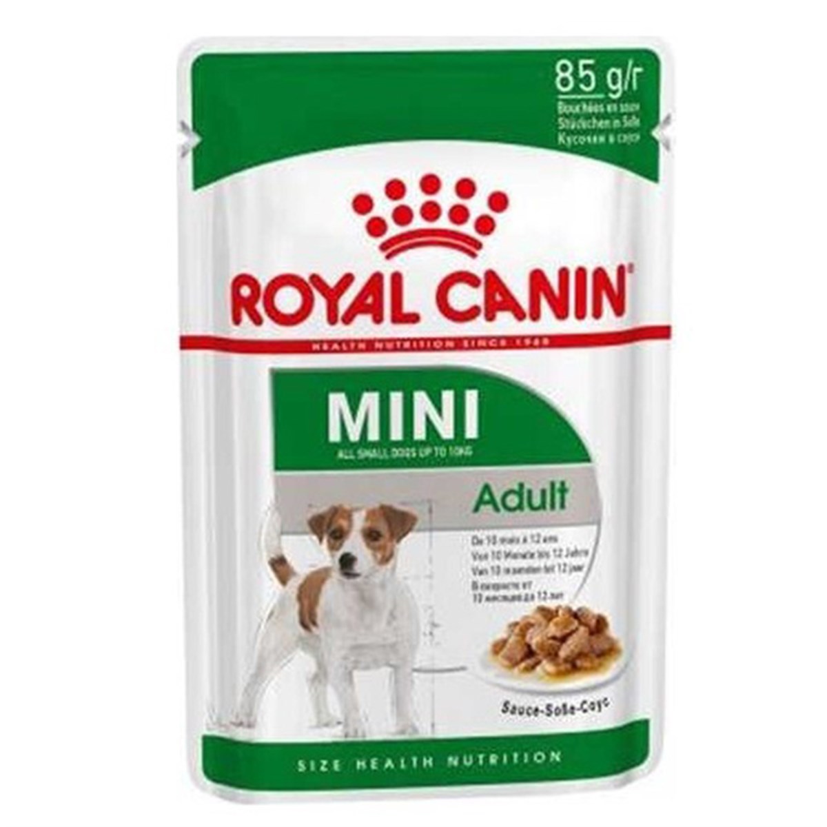 ROYAL CANIN POUCH MINI ADULT KÖPEK YAŞ MAMASI 85 GR9003579008256