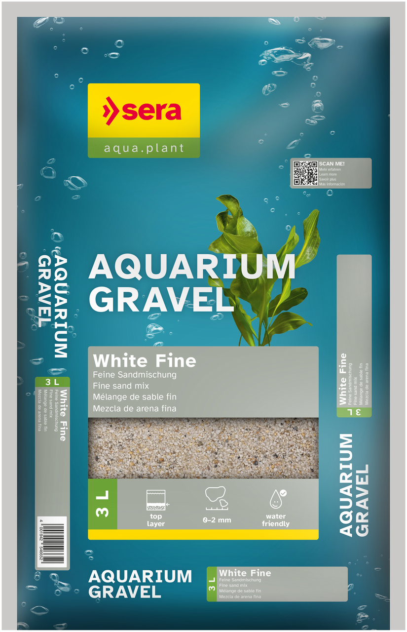 SERA AKVARYUM KUMU BEYAZ İNCE 0-2 MM 3 LT (4 KG)4001942546652