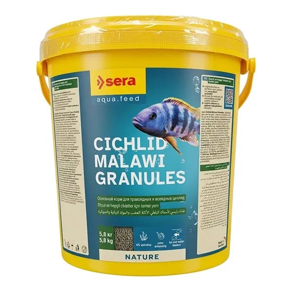SERA CİCHLİD MALAWİ GRANULES - 10LT (5,8KG)4001942559539