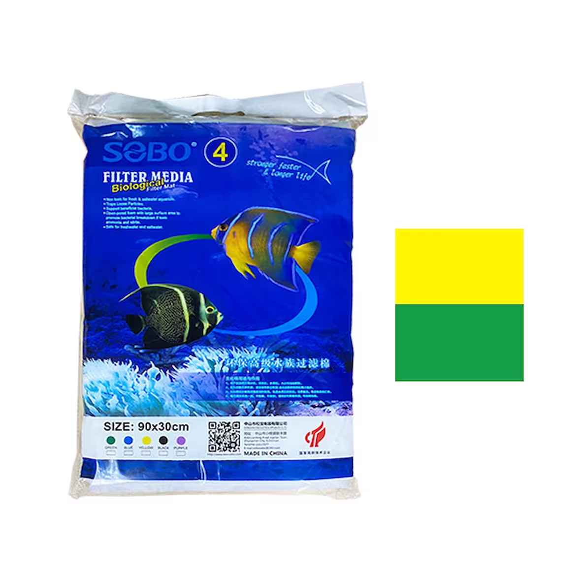 SOBO FİLTRE SÜNGERİ 90X30X2 SARI YEŞİL1745000192193