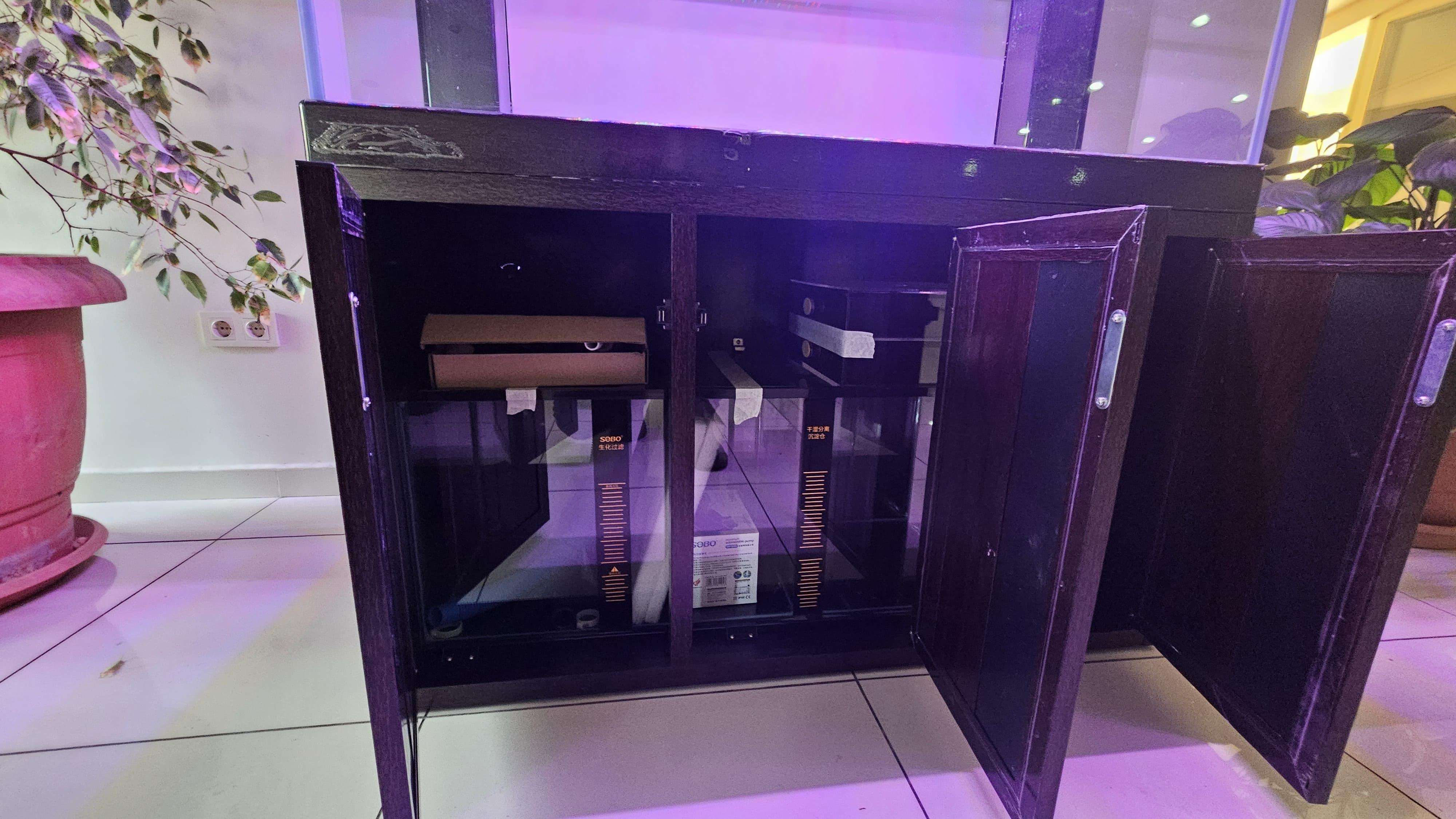 SOBO SUMP FİLTRE SİSTEMLİ AKVARYUM SETİ 120-48-70H1745000192490