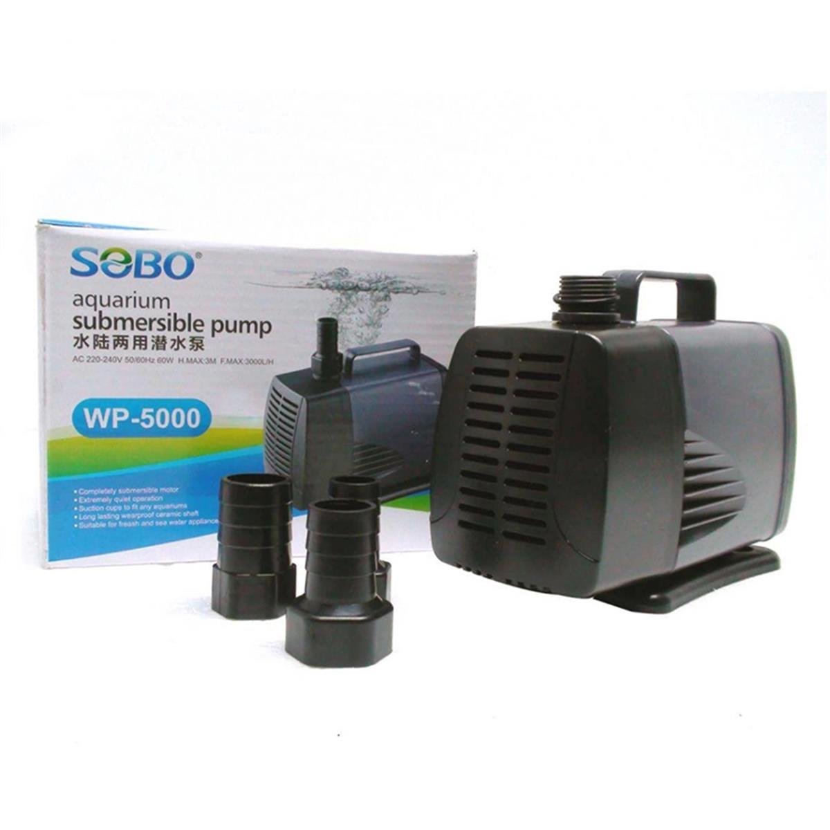 SOBO WP-5000 SUBMERSİBLE PUMP 3000 L/H