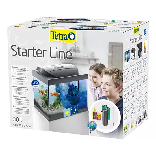 TETRA STARTER LİNE LED AKVARYUM SETİ - SİYAH - 30LT4004218305625
