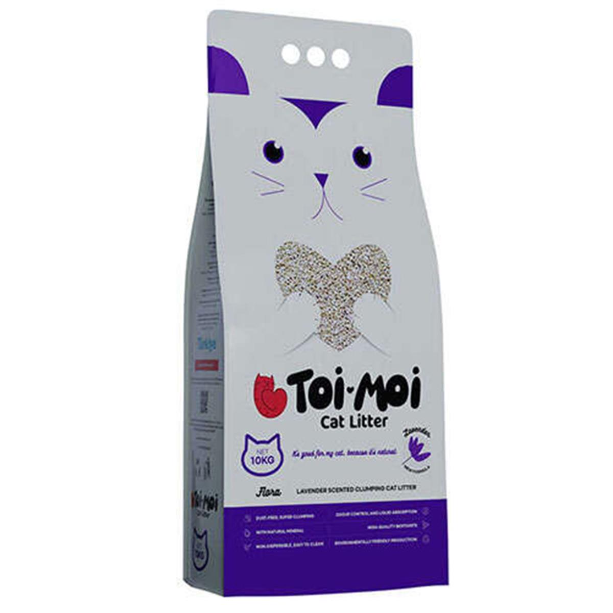 TOİ MOİ LAVANTA 10 KG (12 LT) KEDİ KUMU8683363416972