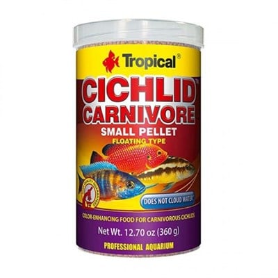 TROPİCAL CİCHLİD CARNİVORE SMALL PELLET 250ML 90GR