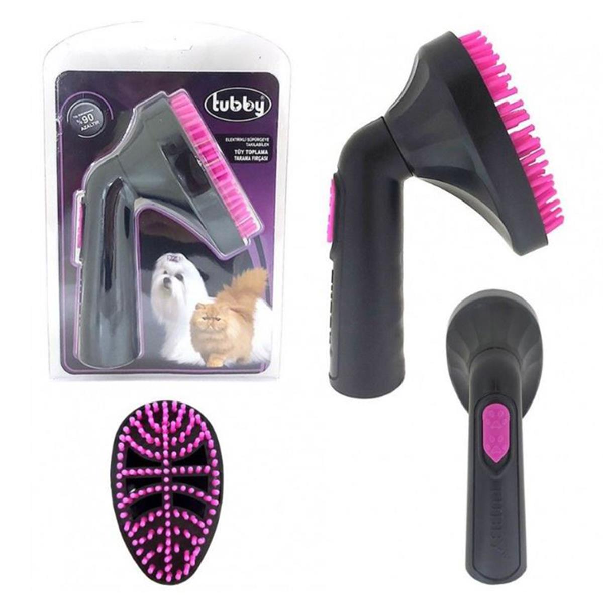 TUBBY ELEKTRİKLİ SÜPÜRGEYE TAKILABİLEN TÜY TOPLAMA/TARAMA FIRÇASI8680965202101