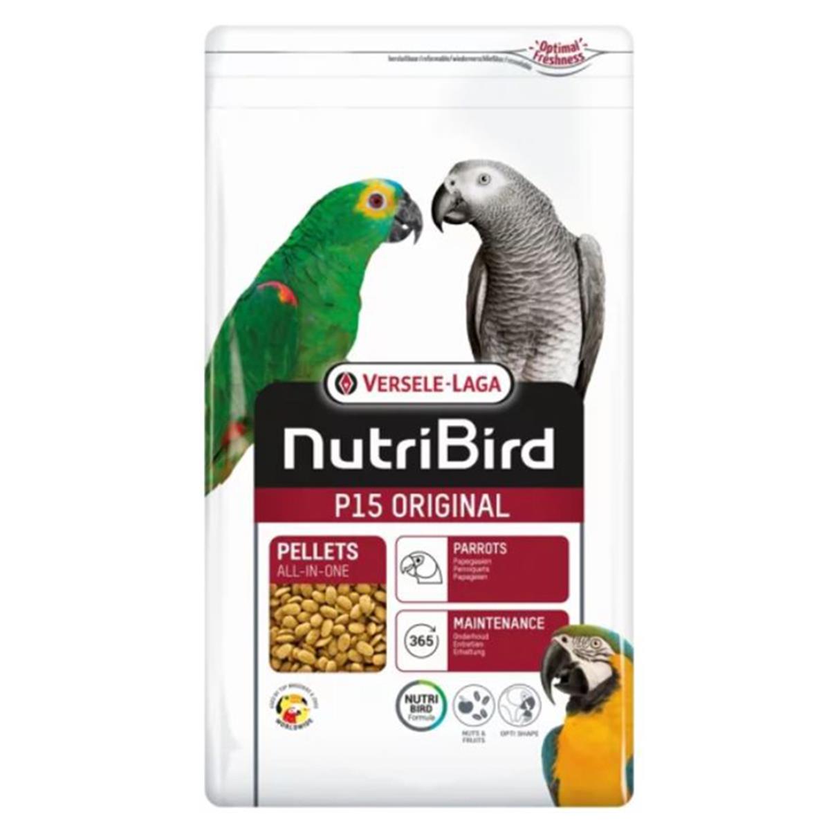 VERSELELAGA VL NUTRIBIRD P15 ORIGINAL PAPAĞAN PELET YEM 1 KG5410340221259