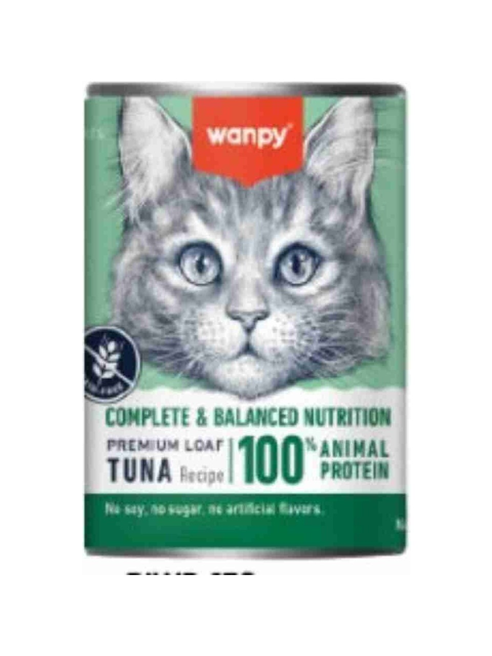 WANPY TAHILSIZ KEDİ %100 GERÇEK ET 375 GR TON BALIKLI KONSERVE16927749817663