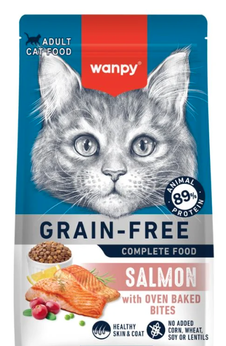 WANPY TAHILSIZ SOMONLU YETİŞKİN KEDİ MAMASI 1 KG5203