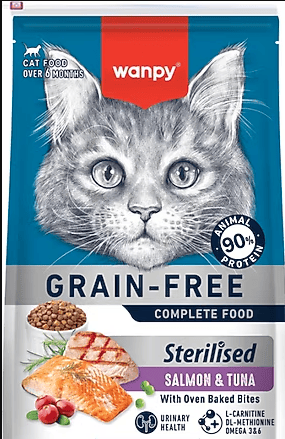 WANPY TAHILSIZ SOMON&TUNA KISIRLAŞTIRILMIŞ KEDİ MAMASI 1 KG5289