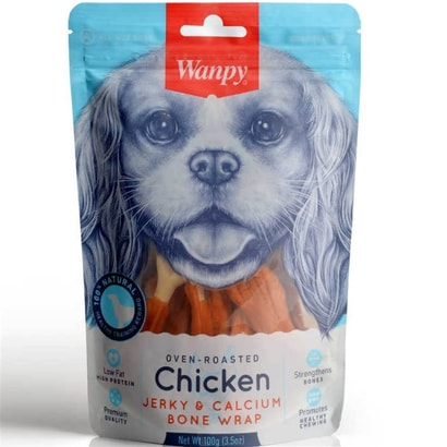 WANPY TAVUKLU KALSİYUM KEMİKLİ KÖPEK ÖDÜLÜ 100GR6927749812302