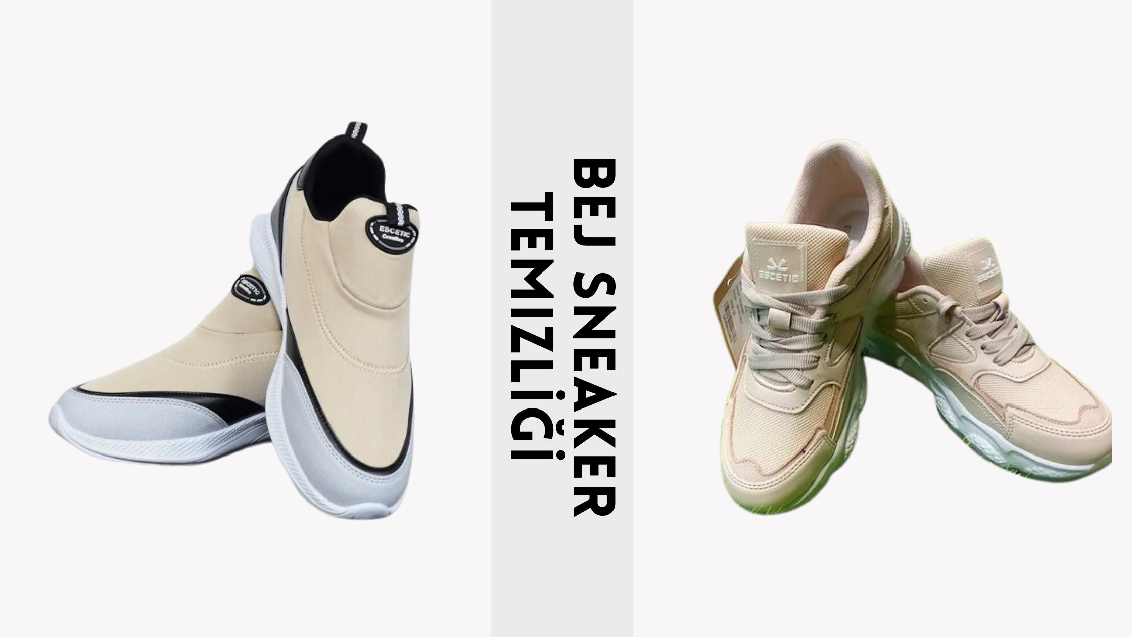 kadın bej sneaker