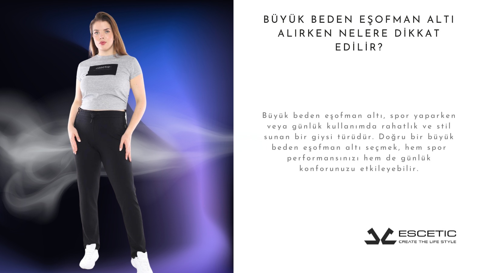 büyük beden eşofman altı