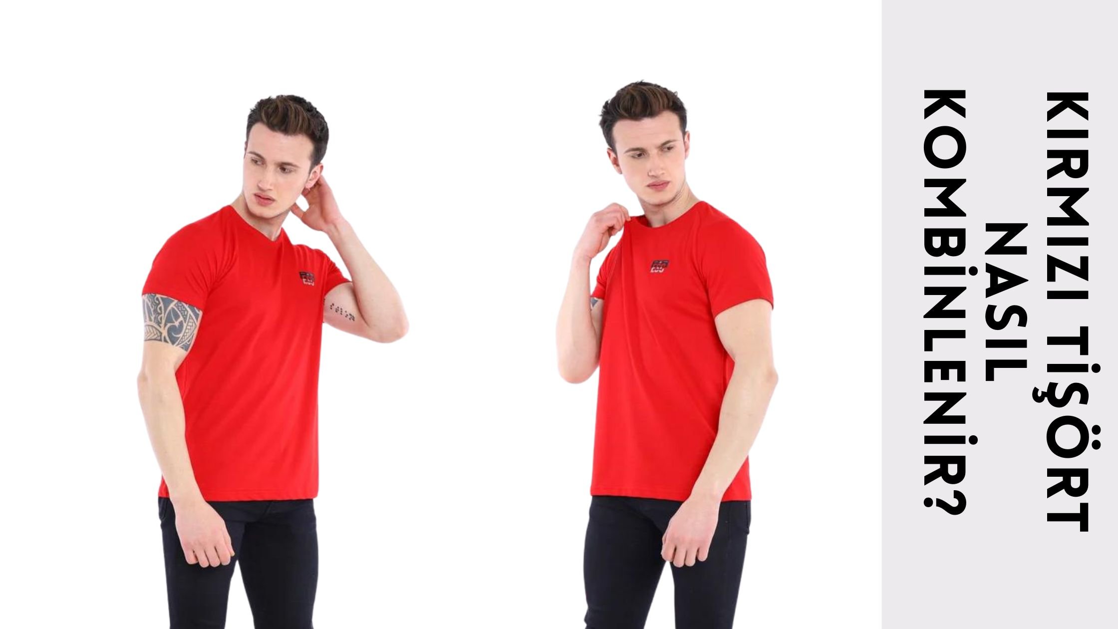 kırmızı tişört
