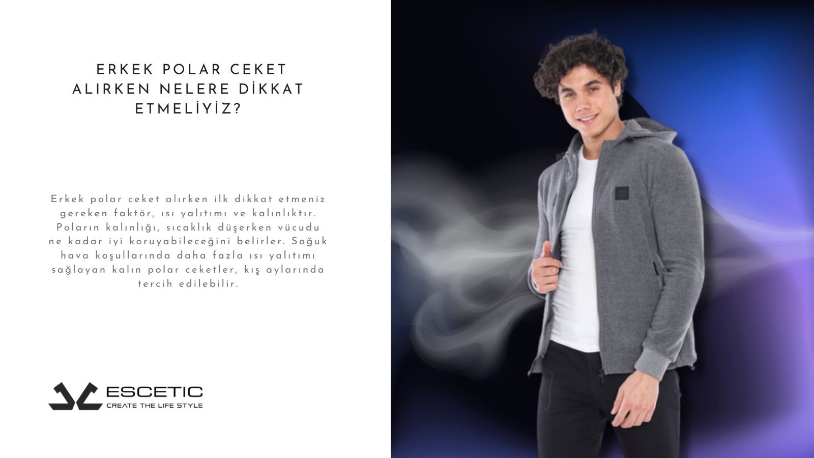 erkek polar ceket