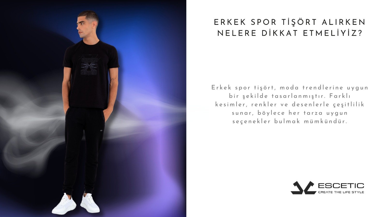 erkek spor tişört