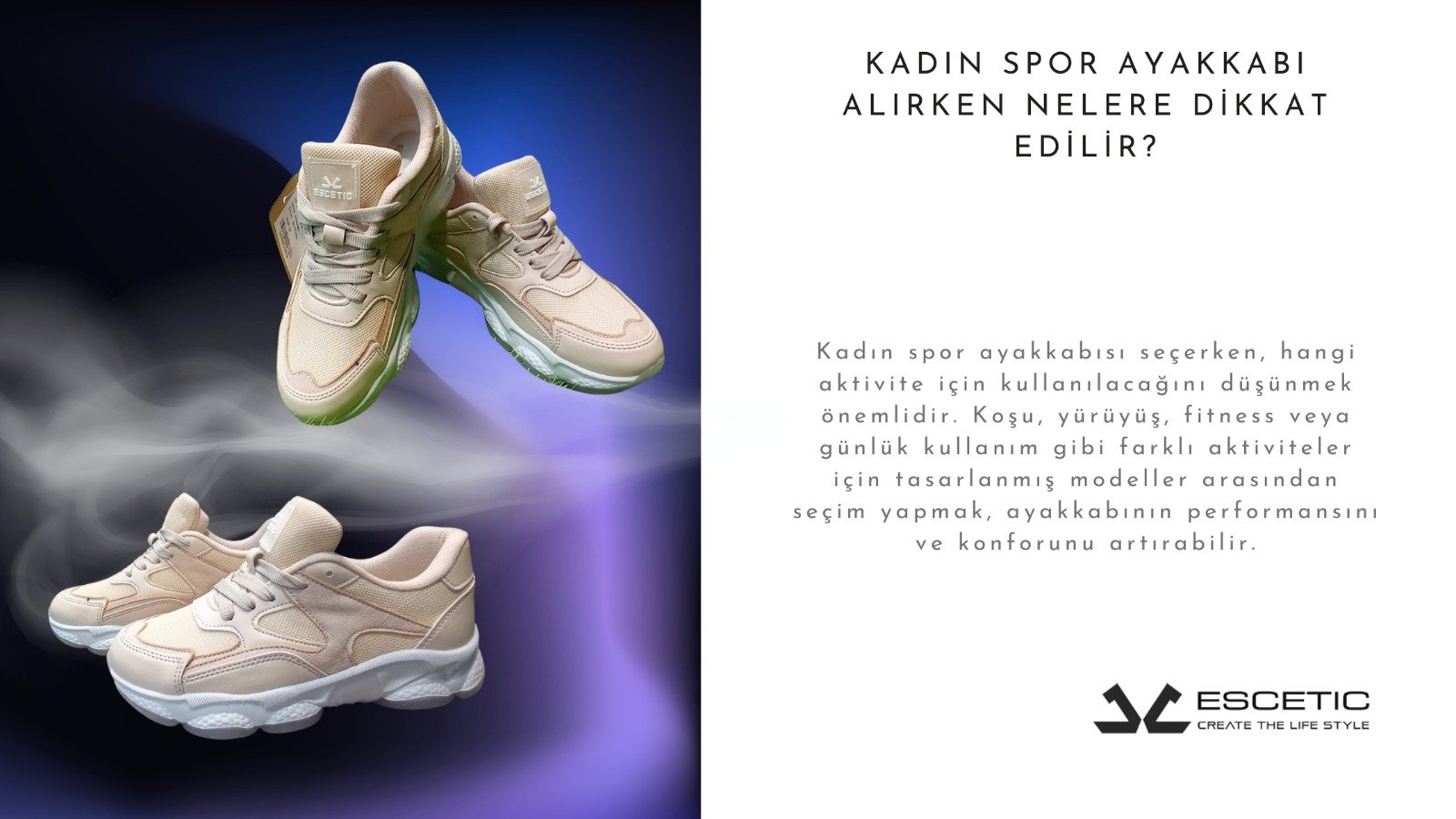 kadın spor ayakkabı