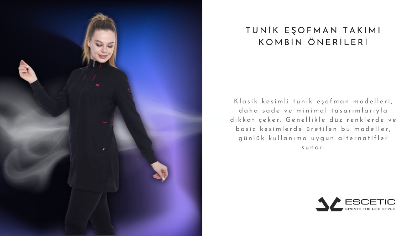 tunik eşofman takımı