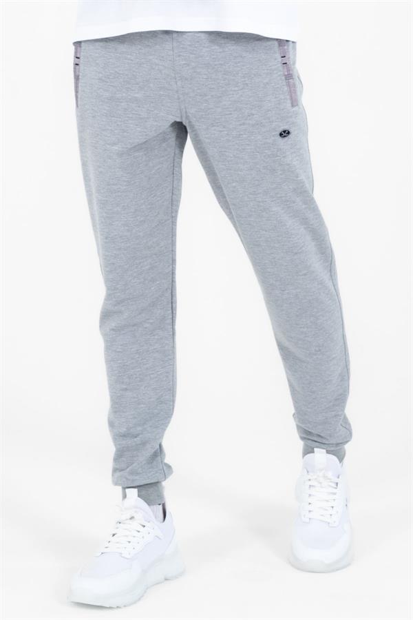  Escetic Erkek G2 Melanj Nefes Alabilen 2 İplik Kumaş 4 Mevsim Slimfit Spor Eşofman Altı 1069