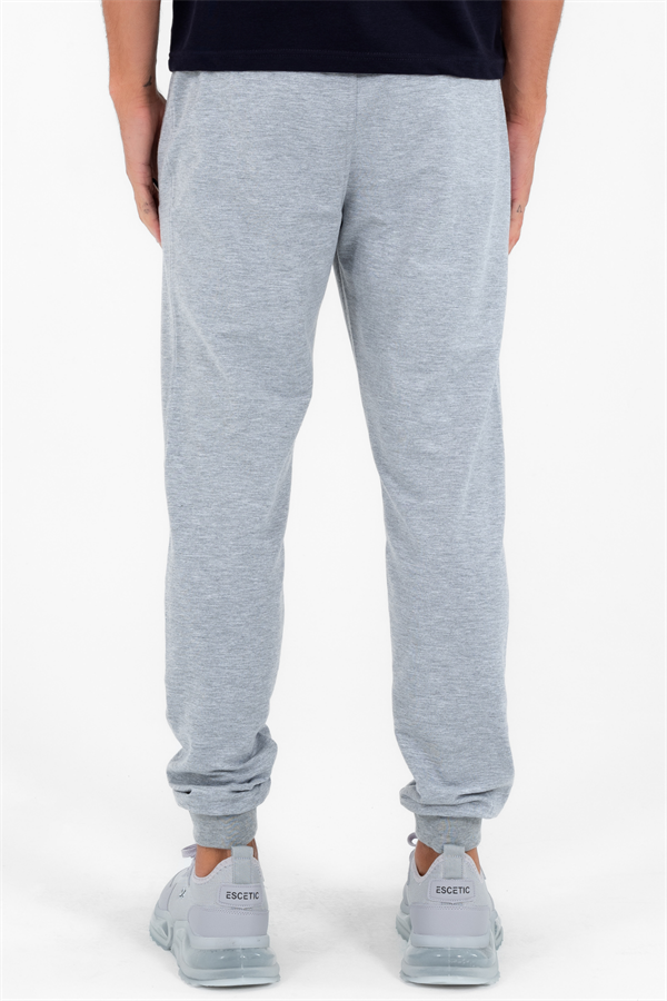  Escetic Erkek G2 Melanj Nefes Alabilen 2 İplik Kumaş 4 Mevsim Slimfit Spor Eşofman Altı 1069