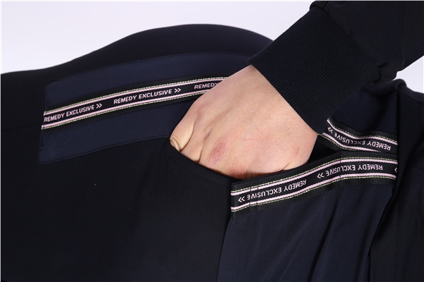 Escetic Kadın Lacivert Battal/Büyük Beden Dik Yaka 4 Mevsim Süper 2 İplik Spor Eşofman Takımı 6542