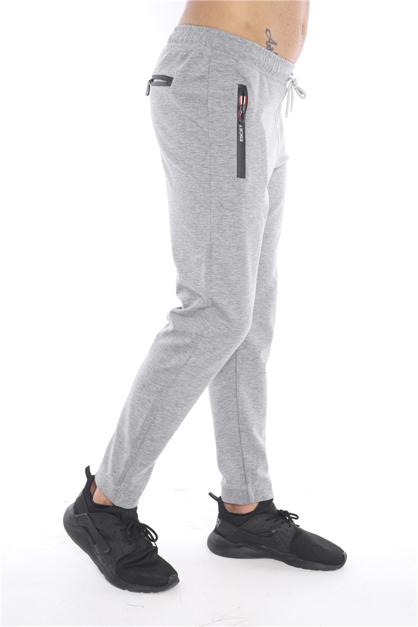 Escetic G2 Melanj Erkek Nefes Alan Diagonel Kumaş Slimfit Spor Eşofman Altı B1082