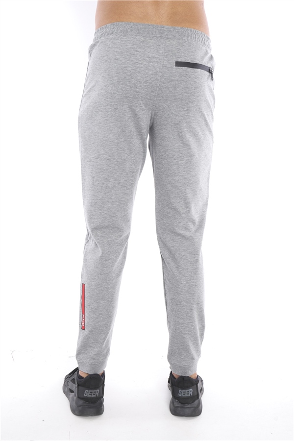 Escetic G2 Melanj Erkek Nefes Alan Diagonel Kumaş Slimfit Spor Eşofman Altı B1082