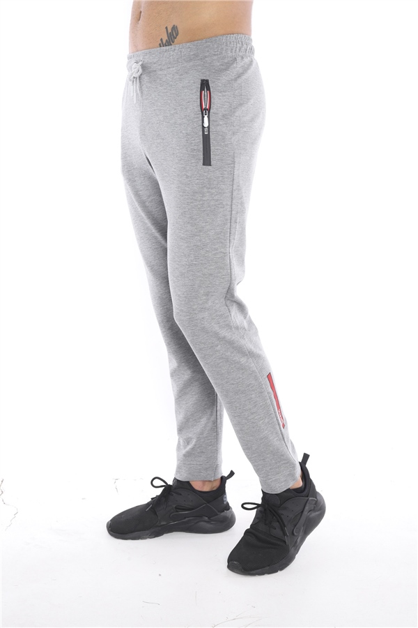 Escetic G2 Melanj Erkek Nefes Alan Diagonel Kumaş Slimfit Spor Eşofman Altı B1082