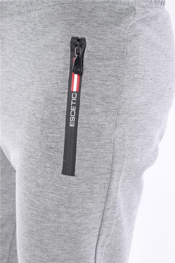 Escetic G2 Melanj Erkek Nefes Alan Diagonel Kumaş Slimfit Spor Eşofman Altı B1082