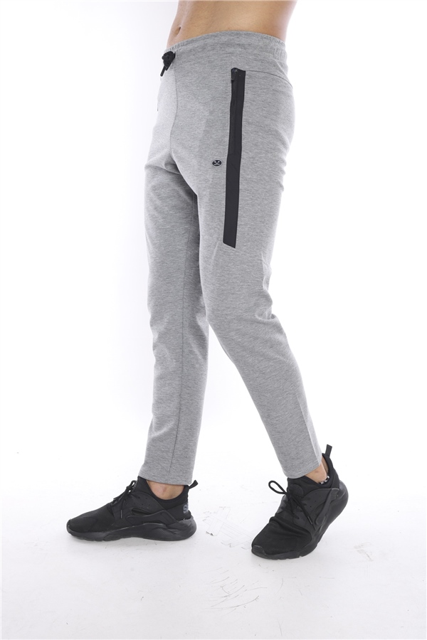 Escetic G2 Melanj Erkek Nefes Alan Diagonel Kumaş Slimfit Spor Eşofman Altı B1080