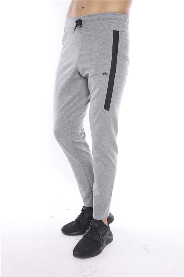 Escetic G2 Melanj Erkek Nefes Alan Diagonel Kumaş Slimfit Spor Eşofman Altı B1080