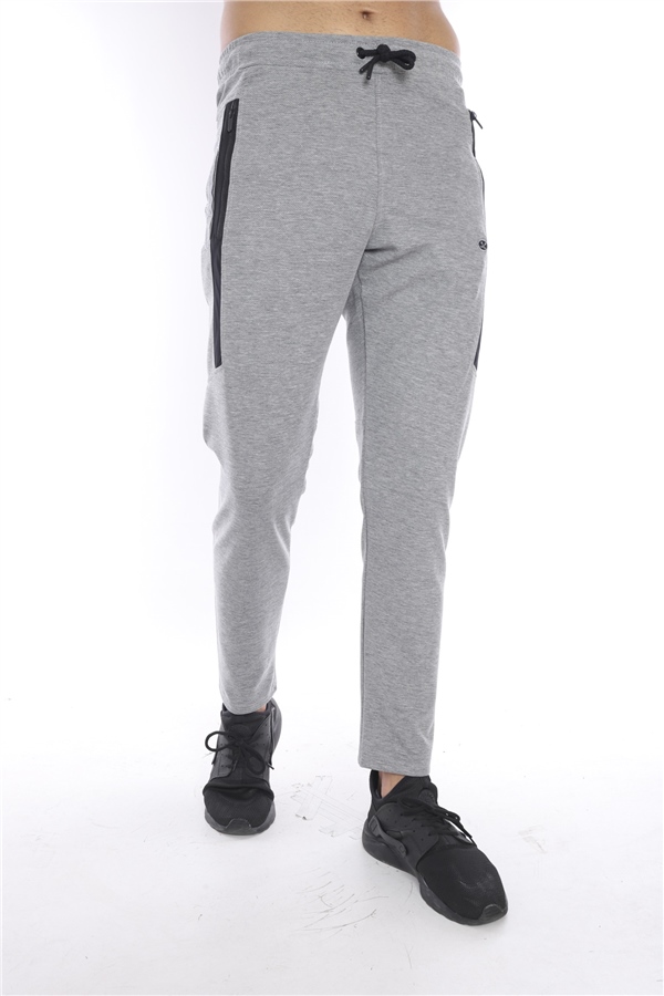 Escetic G2 Melanj Erkek Nefes Alan Diagonel Kumaş Slimfit Spor Eşofman Altı B1080