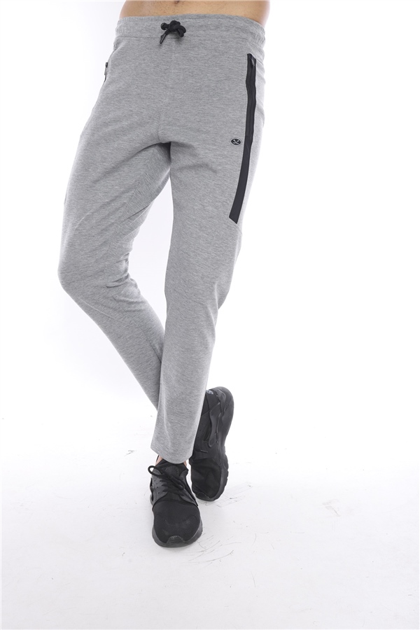 Escetic G2 Melanj Erkek Nefes Alan Diagonel Kumaş Slimfit Spor Eşofman Altı B1080