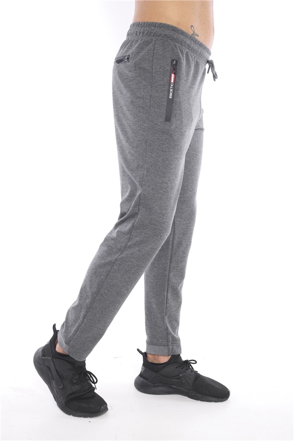 Escetic G3 Melanj Erkek Nefes Alan Diagonel Kumaş Slimfit Spor Eşofman Altı B1082