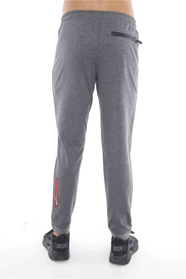 Escetic G3 Melanj Erkek Nefes Alan Diagonel Kumaş Slimfit Spor Eşofman Altı B1082