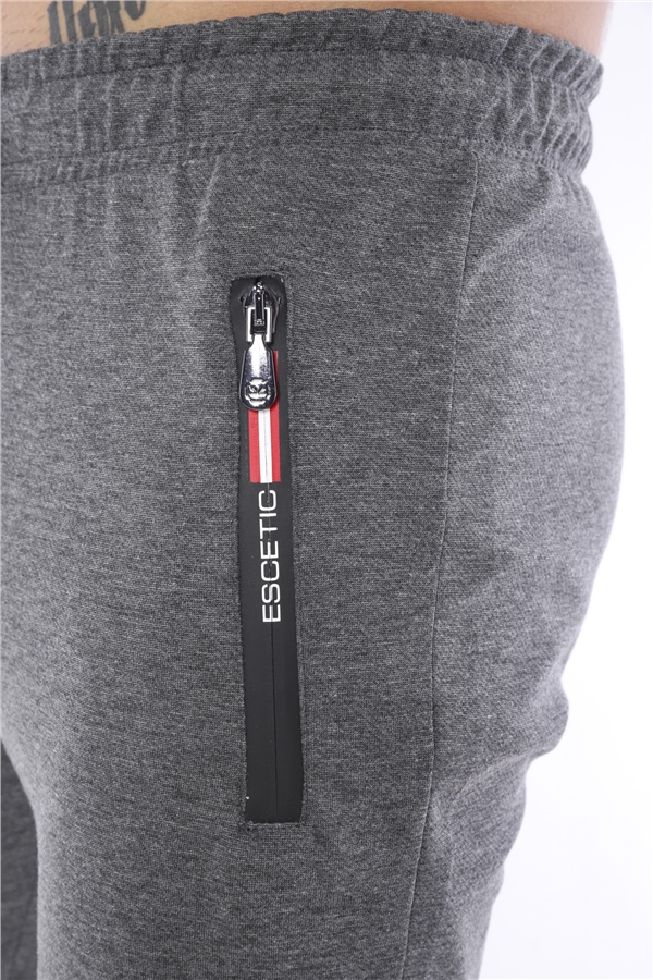 Escetic G3 Melanj Erkek Nefes Alan Diagonel Kumaş Slimfit Spor Eşofman Altı B1082