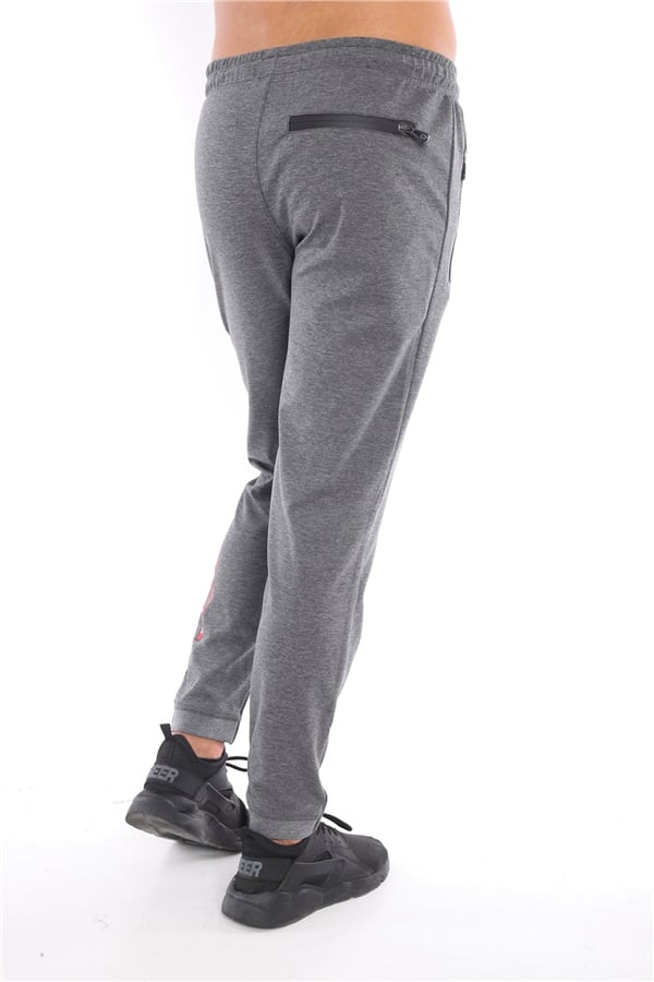 Escetic G3 Melanj Erkek Nefes Alan Diagonel Kumaş Slimfit Spor Eşofman Altı B1082