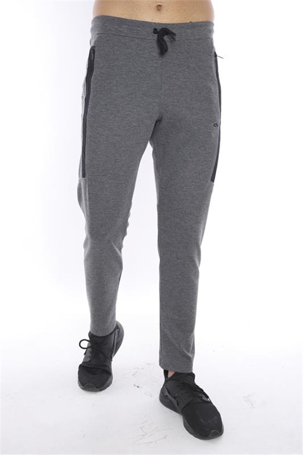 Escetic G3 Melanj Erkek Nefes Alan Diagonel Kumaş Slimfit Spor Eşofman Altı B1080