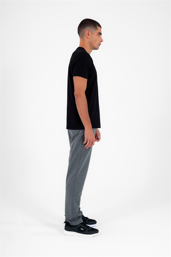 Escetic Antresit Erkek Rahat Kalıp Nefes Alabilen 2 İplik Kumaş 4 Mevsim Spor Eşofman Altı B1073