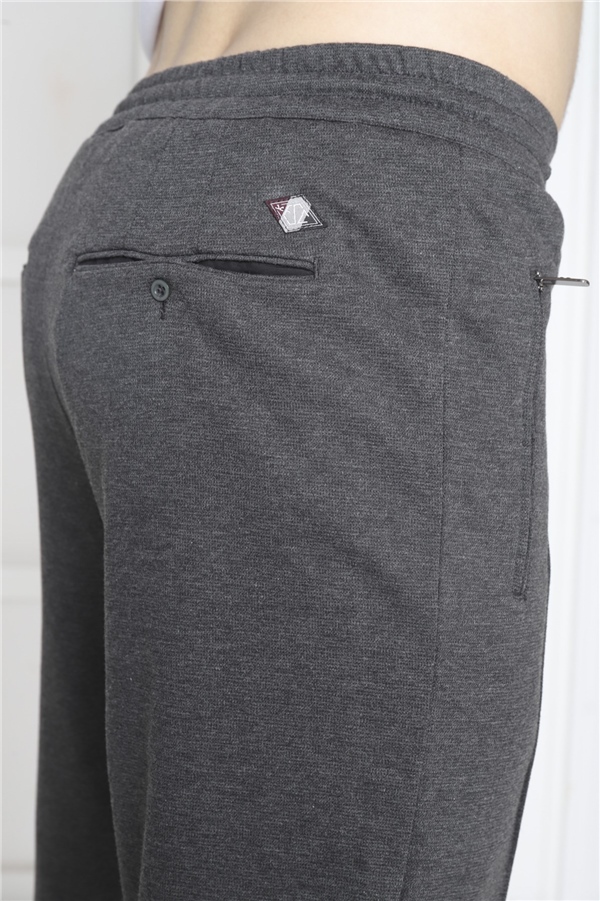 Escetic Antresit Erkek Pantolon görünümlü 4 Cepli Fermuarlı Slimfit Spor Eşofman Altı B1216