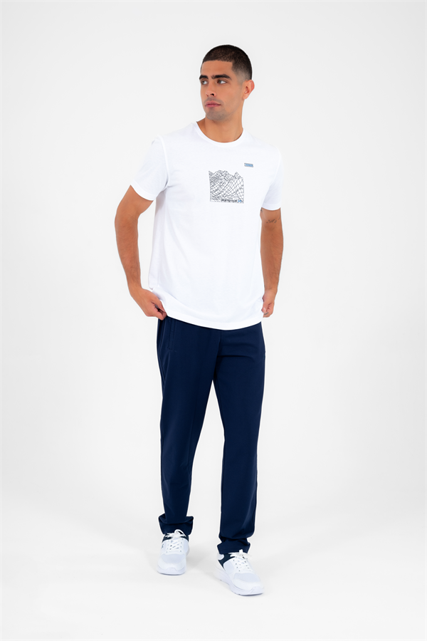 Escetic Royal Erkek Rahat Kalıp Nefes Alabilen 2 İplik Kumaş 4 Mevsim Spor Eşofman Altı B1073