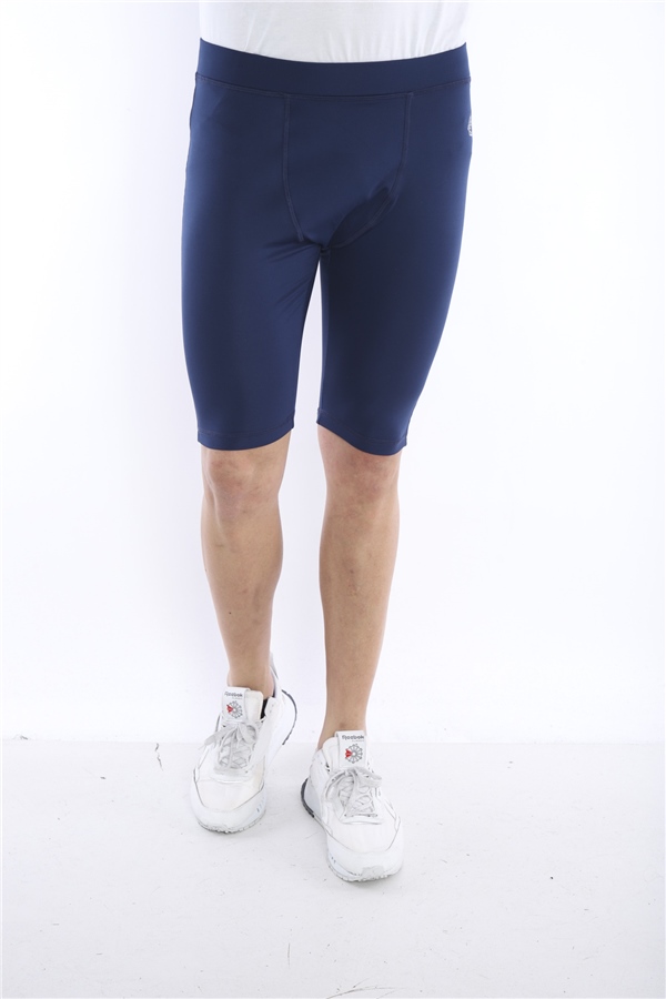 Escetic Royal Erkek Mikro Dalgıç Kumaş Baskılı Kısa Fitnes Tayt B1130