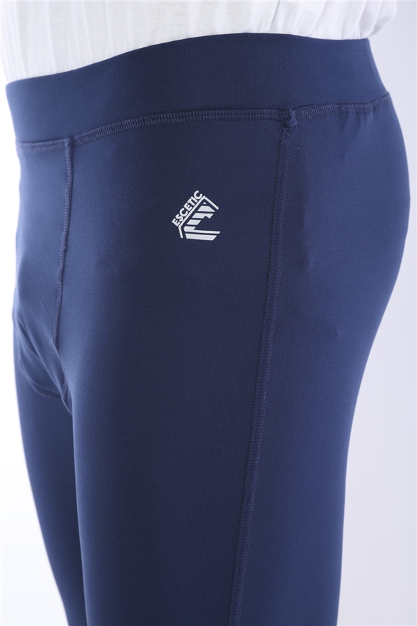 Escetic Royal Erkek Mikro Dalgıç Kumaş Baskılı Kısa Fitnes Tayt B1130