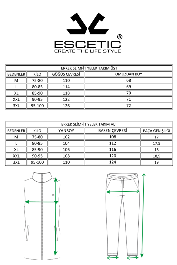 Escetic Siyah Erkek Dik Yaka Spor Likra Nefes Alabilen 4 Cepli Yazlık Slimfit Yelekli Eşofman Takımı 6921