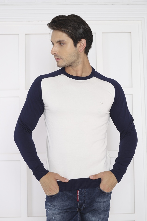 Escetic Bej Erkek Slimfit Nefes Alabilen Örme Kumaş Spor Slimfit Spor Triko 0944