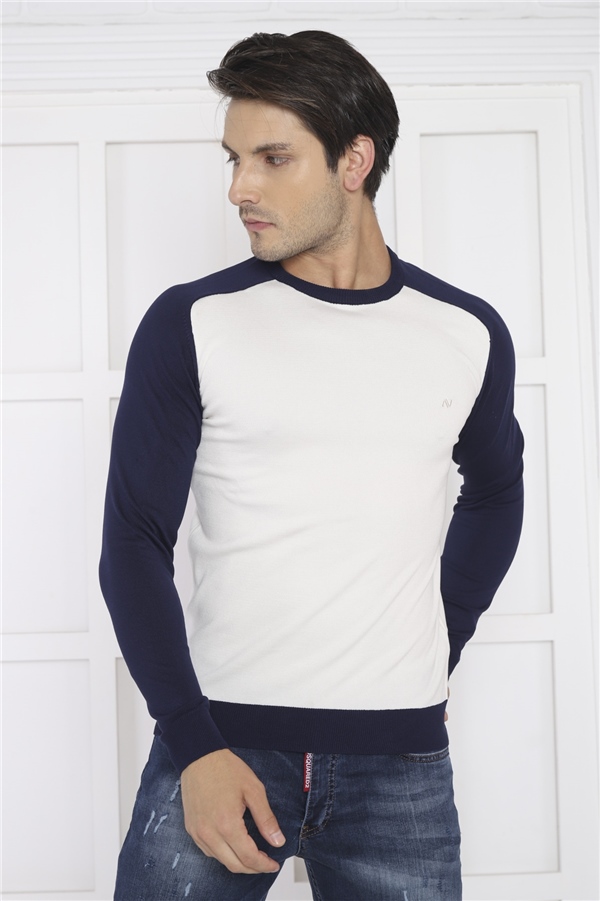 Escetic Bej Erkek Slimfit Nefes Alabilen Örme Kumaş Spor Slimfit Spor Triko 0944