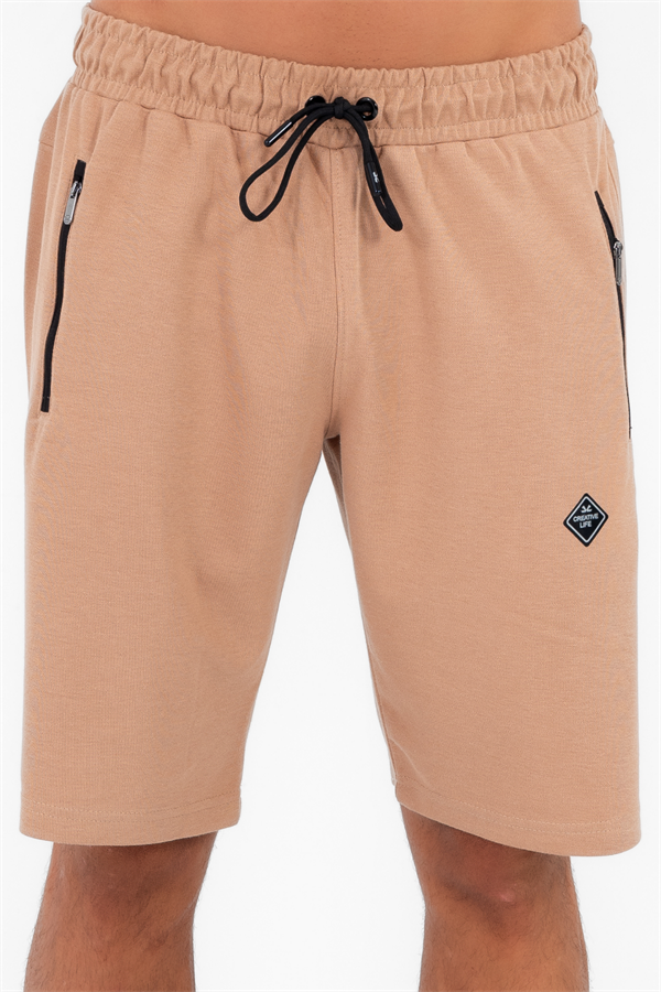 Escetic A. Kahve Erkek ABD Pike Nefes Alan Kumaş Casual Spor Şort B1142